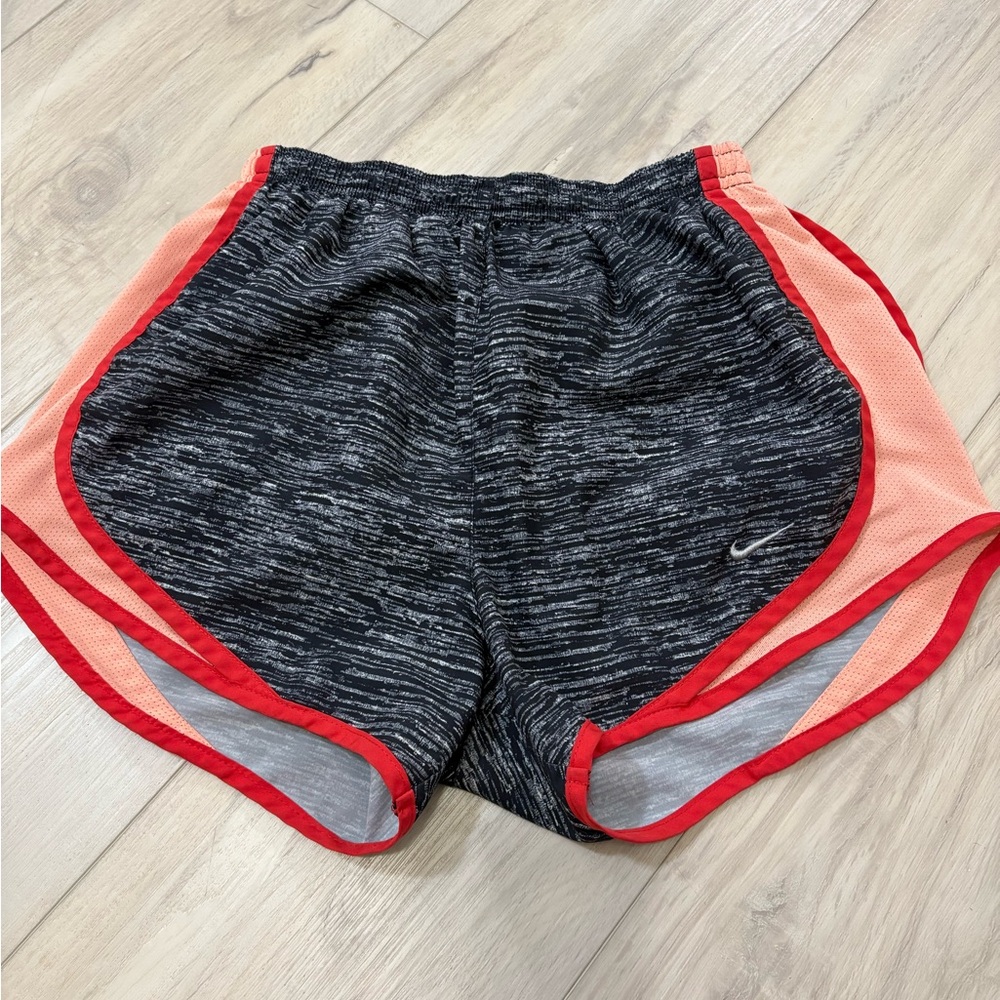 Nike Women's dri fit Black and Red Shorts